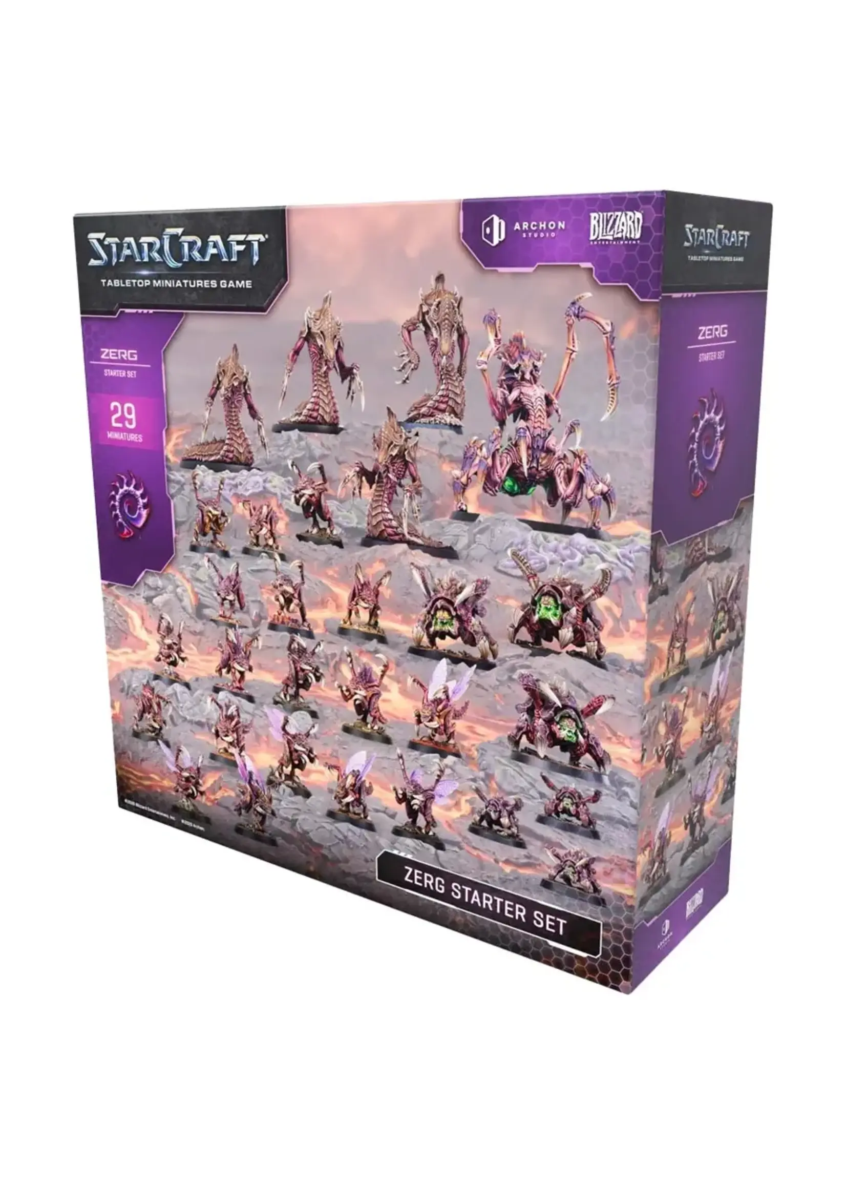 Archon Studio StarCraft: Tabletop Miniatures Game: Zerg: Starter Set