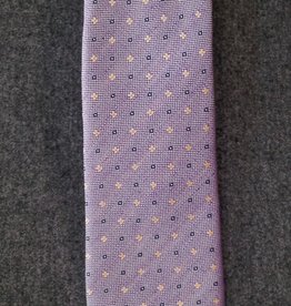 Silk Tie - Lavender with Dots