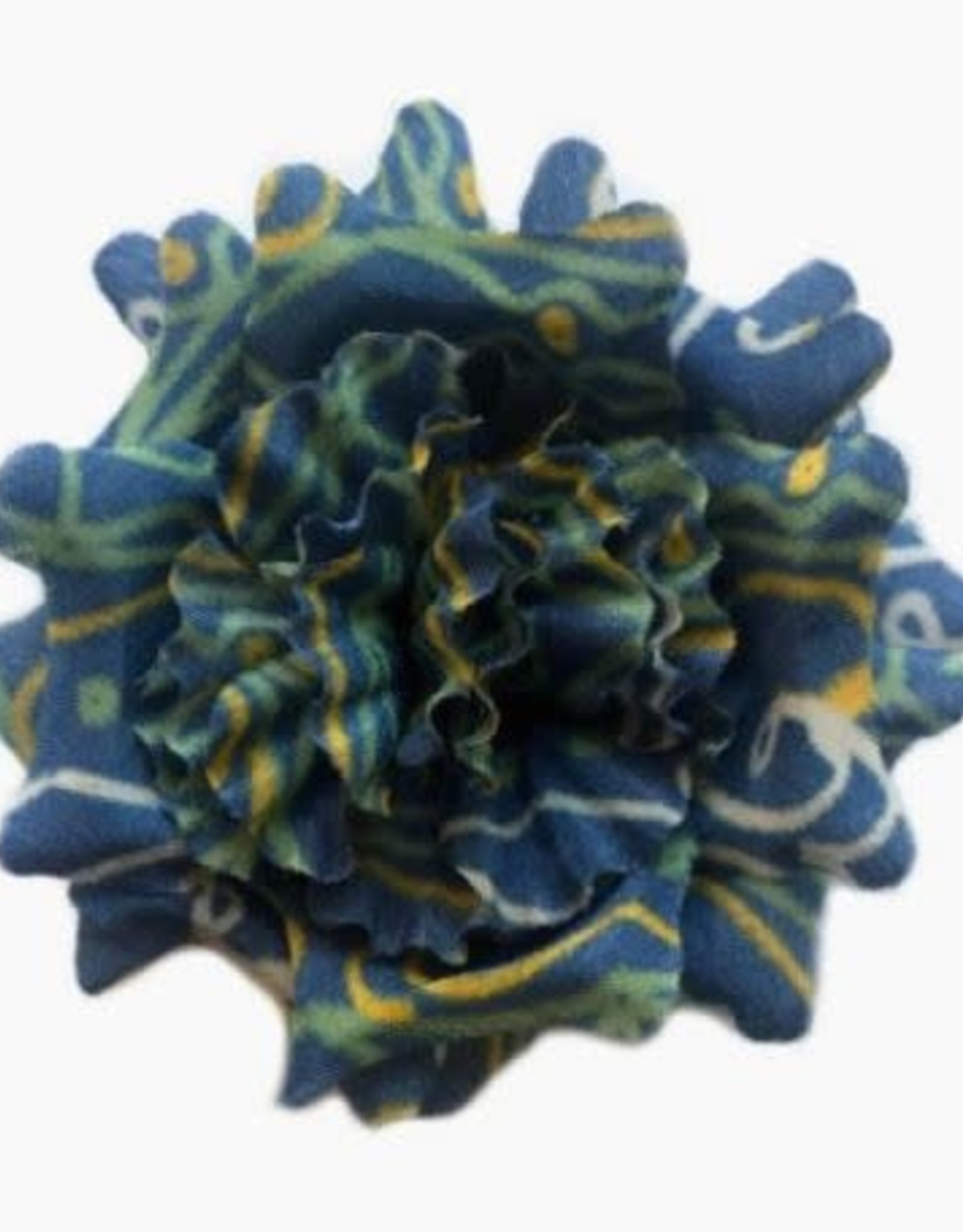 Ruth Nathan's Franc Bleu Flower Lapel Pin