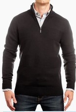Jeremy Argyle Half Zip Sweater-Textured Strip