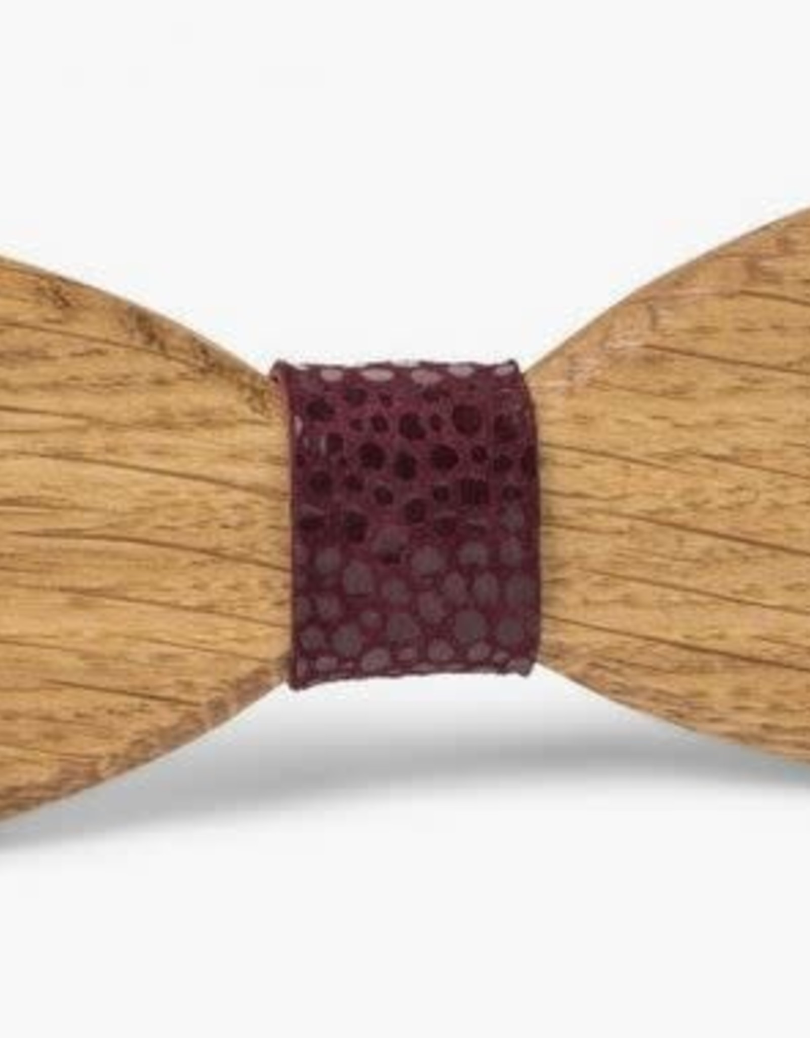 Les Nœuds du Pap's Light Wood Bow Tie