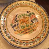 Gorky Gonzalez P20 Dinner plate w/ design (campere animales dif conejo, pájaro, venado, gallo)