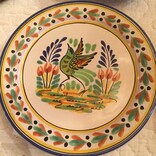 Gorky Gonzalez P20 Dinner plate w/ design (campere animales dif conejo, pájaro, venado, gallo)