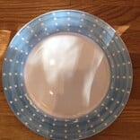 Zafferano Porcelain Plate - Aquamarine