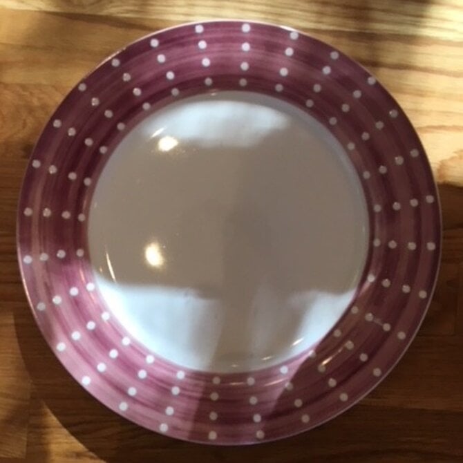 Zafferano Porcelain plate Amethyst