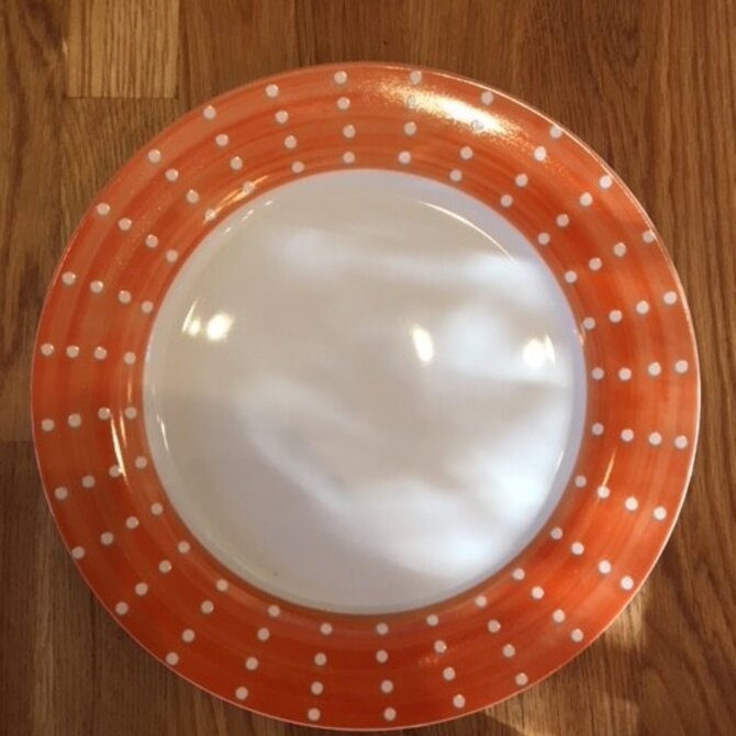 Zafferano Porcelain Plate - Orange