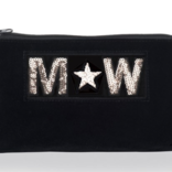 Apatchy Diva Collection Medium Pouch Midnight Navy Velvet