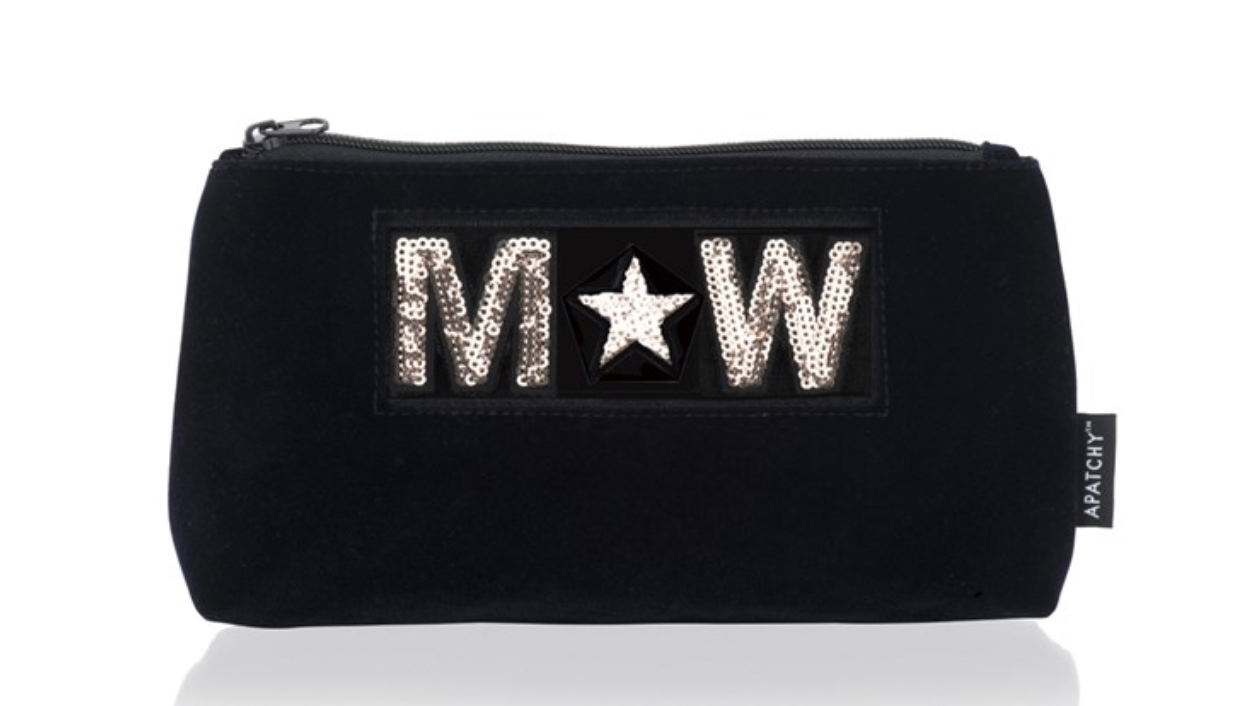 Apatchy Diva Collection Medium Pouch Midnight Navy Velvet