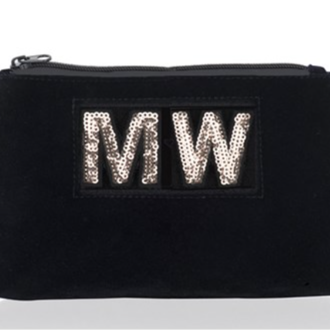 Apatchy Diva Collection Small Pouch Midnight Navy Velvet