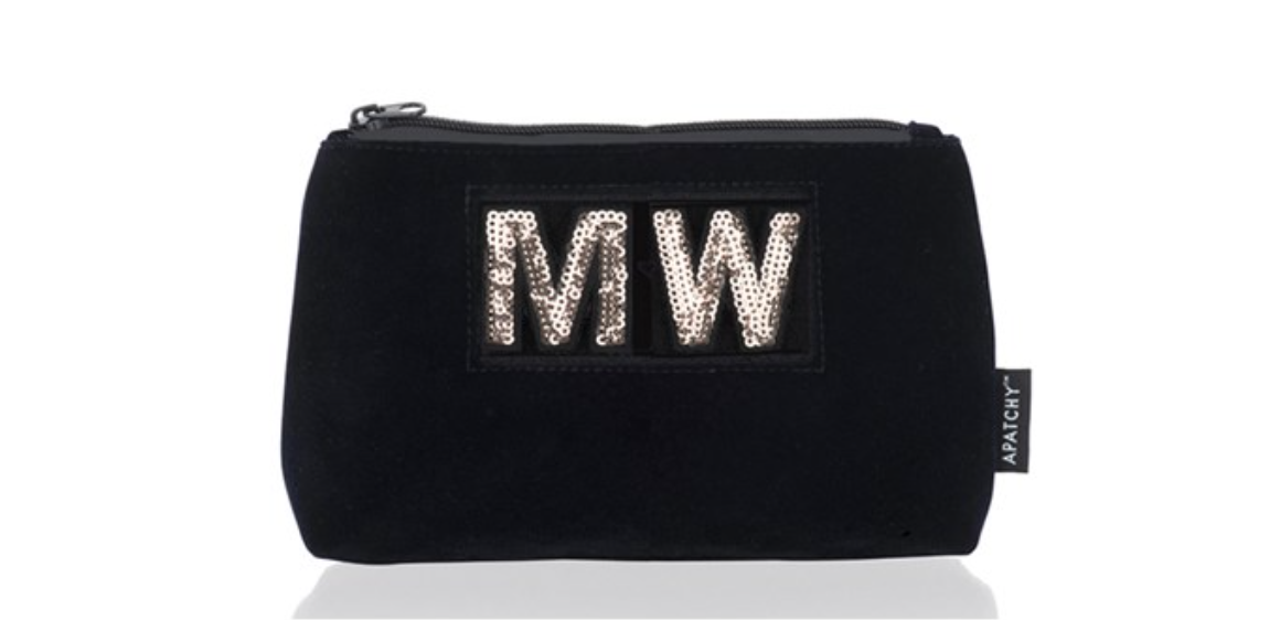 Apatchy Diva Collection Small Pouch Midnight Navy Velvet