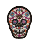 Apatchy Flower Skull Patch