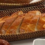 Calaisio Bread Baguette Basket with Edging, Medium