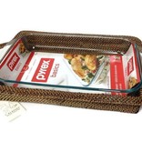 Calaisio Rectangle Tray w/ pyrex - 4qt