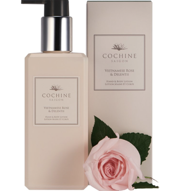 Cochine Saigon Vietnamese Rose & Delentii Hand & Body Lotion