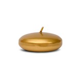 Creative Candles, LLC Floater Small 2 3/8" Metallic Gold
