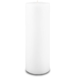 Creative Candles, LLC White Pillar 3x9