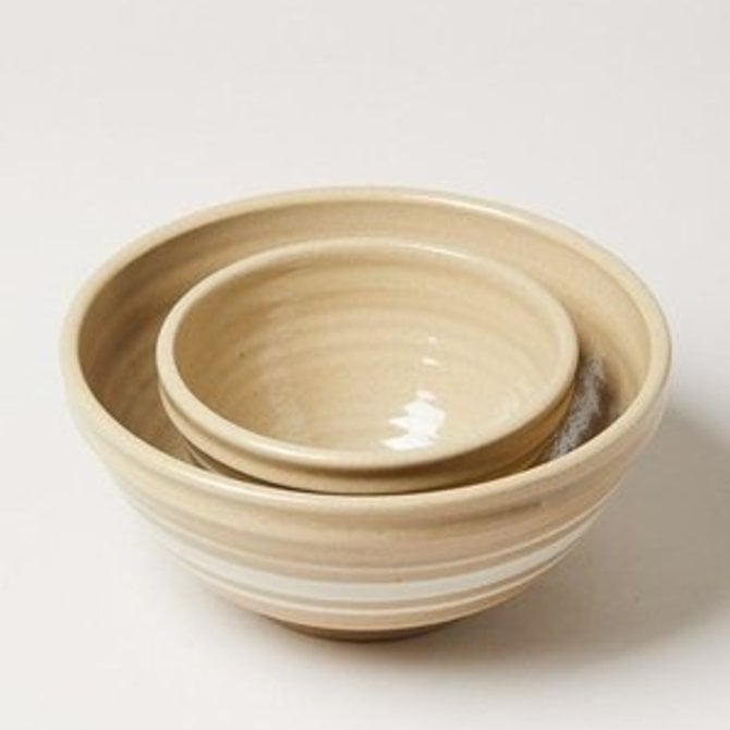 Farmhouse Pottery Farmhouse Yellow Ware Bowl (L) - POT310WH