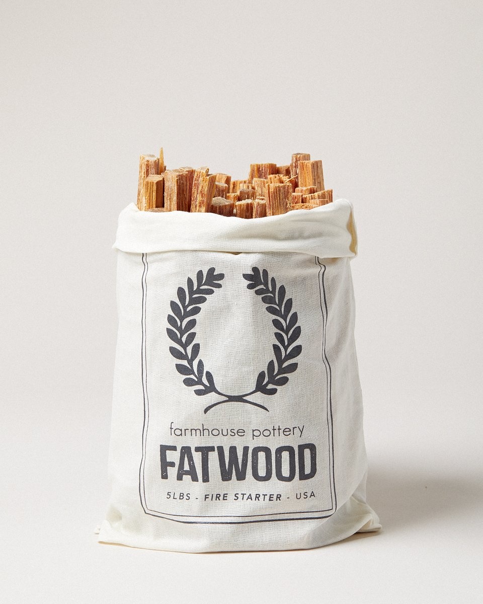 Farmhouse Pottery Fatwood 5lb Bag