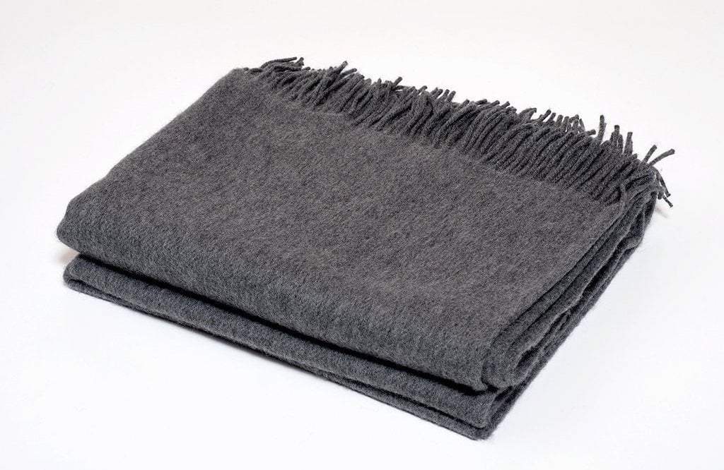 Harlow Henry Cashmere Throw Grey