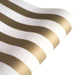 Hester & Cook Gold Classic Stripe Runner 20x25 - KP460