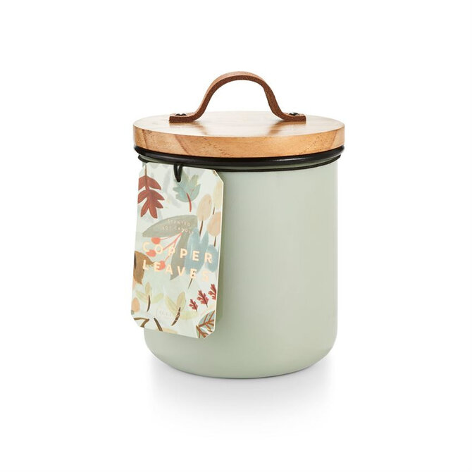 Illume Copper Leaves Canister