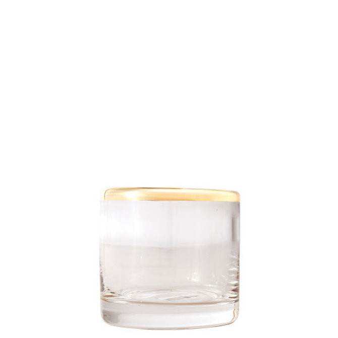 Jan Barboglio Imari Tumbler with gold color