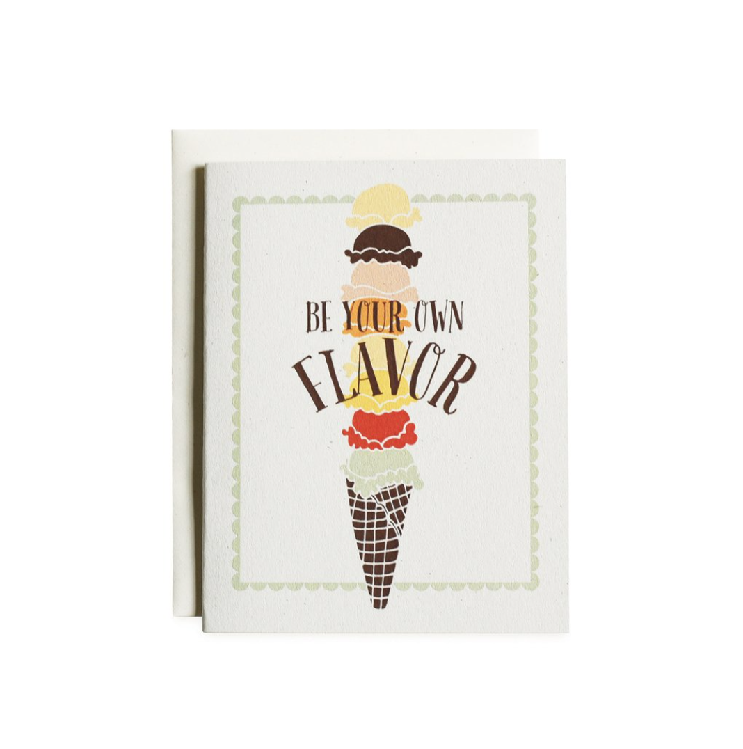 June & December Be Your Own Flavor Greeting Card