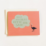 June & December Ostrich Greeting Card