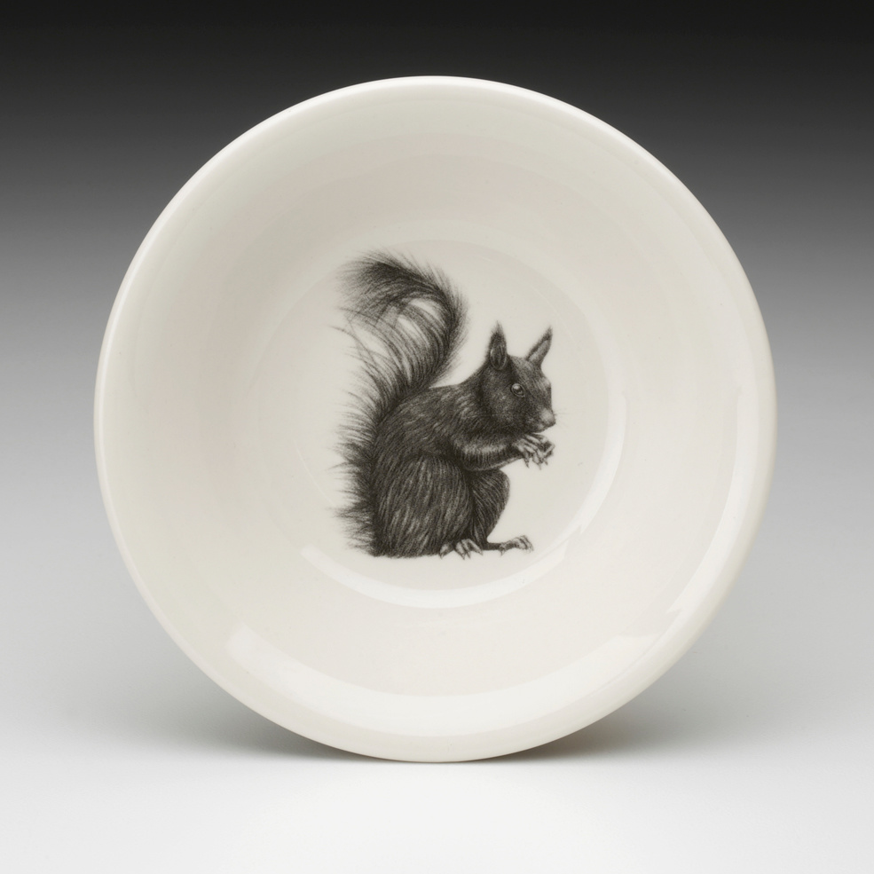 Laura Zindel Design Sauce Bowl:  Squirrel