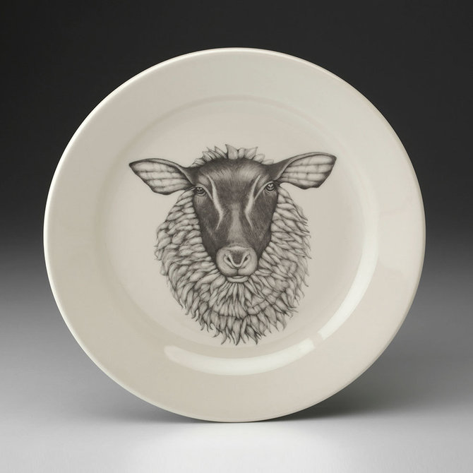 Laura Zindel Design Salad Plate Suffolk Sheep