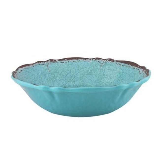 Le Cadeaux Antiqua Turquoise Cereal Bowl