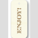 Maison de Papier Enjoy Chocolate  gift tags