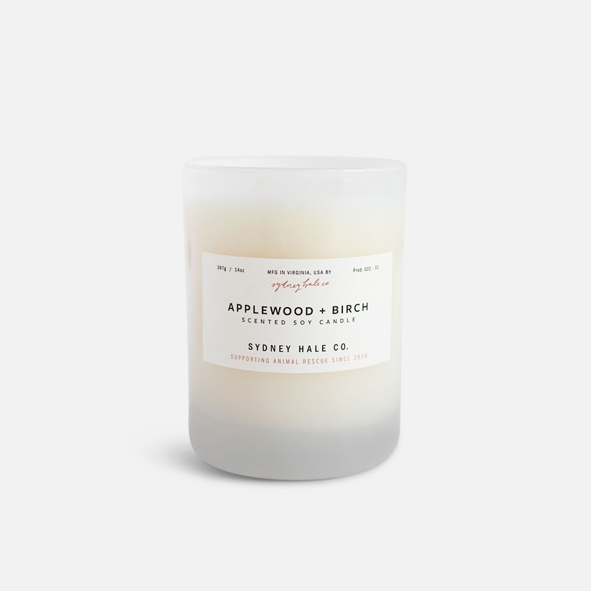 Sydney Hale Co Applewood & Birch Candle