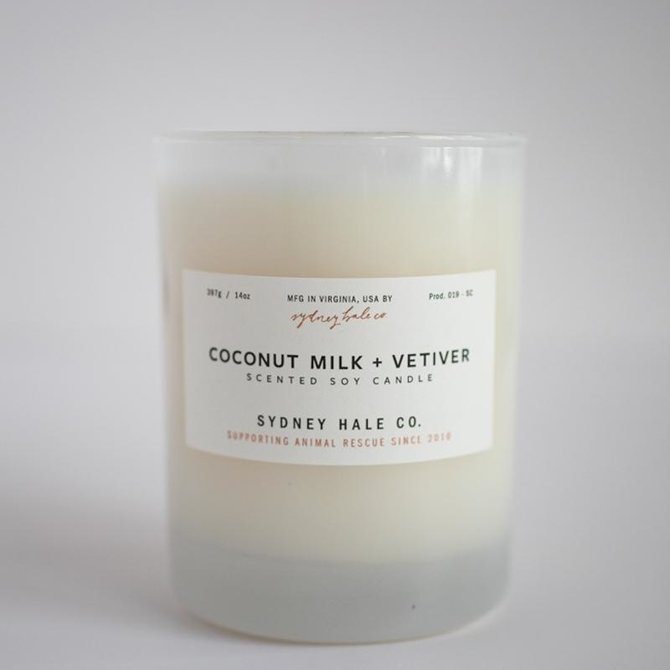 Sydney Hale Co Coconut Milk + Vetiver Candle