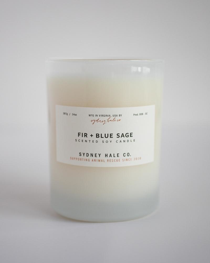 Sydney Hale Co Fir & Blue Sage Candle