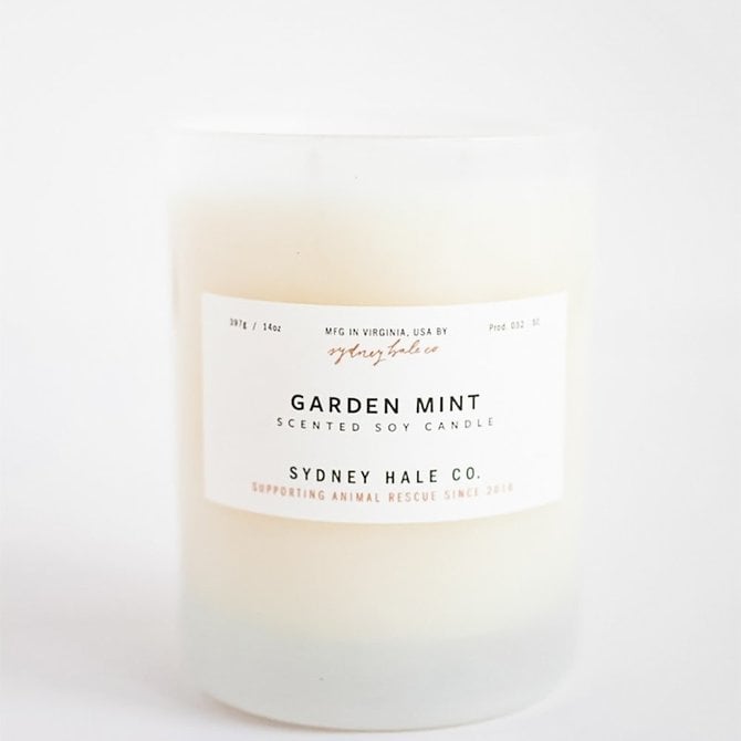 Sydney Hale Co Garden Mint Candle