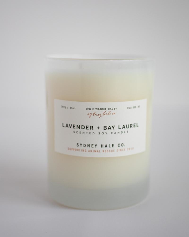 Sydney Hale Co Lavender and Bay Laurel Soy Candle