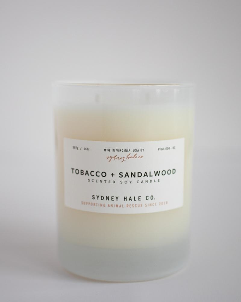Sydney Hale Co Tobacco + Sandalwood Candle