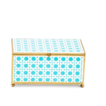 Two's Company CHINOISERIE GLASS BOX - SMALL