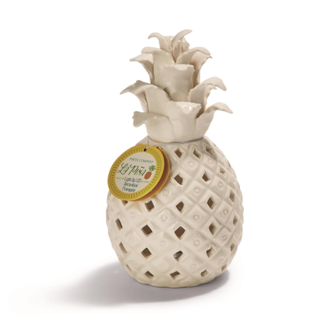Two's Company Decorative Light Up LED Pineapple