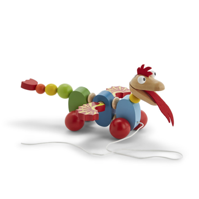 Two's Company Hand-Crafted Pull Toy