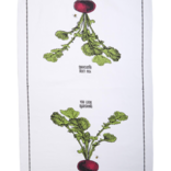 Two's Company Farm To Table Dishtowel - Radish