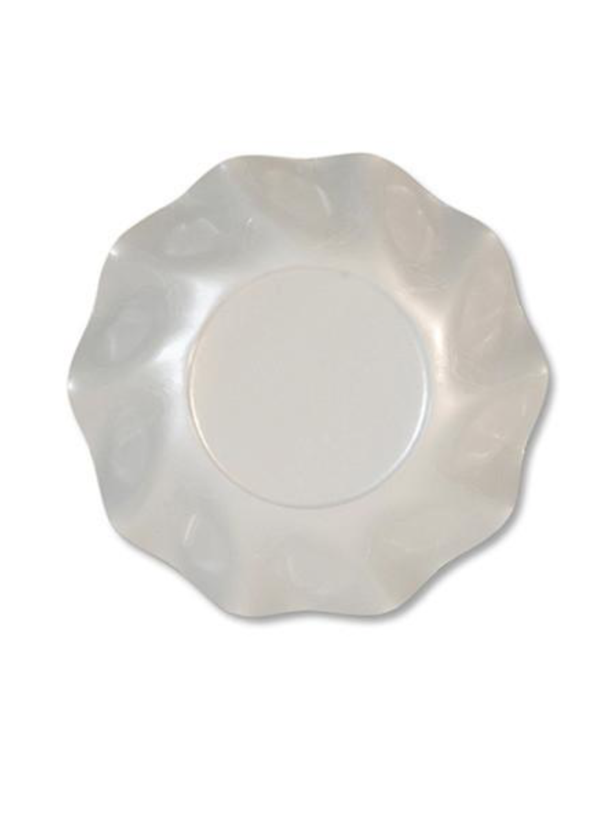 Sophistiplate Pearly White Petalo Appetizer/ Dessert Bowl