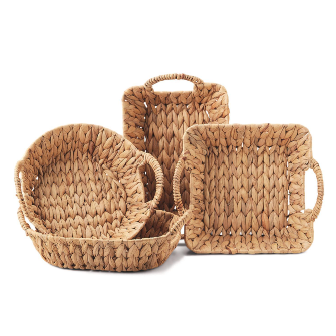 Two's Company Weavings Baskets Square
