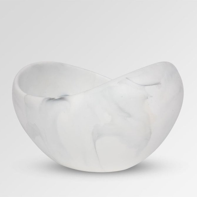 Dinosaur Designs Dinosaur Designs Medium Beetle Bowl White Clear