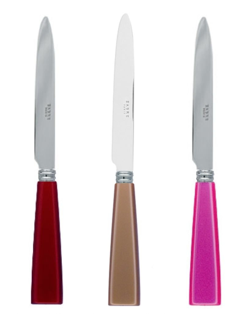 Sabre Dinner Knife (assorted colors)