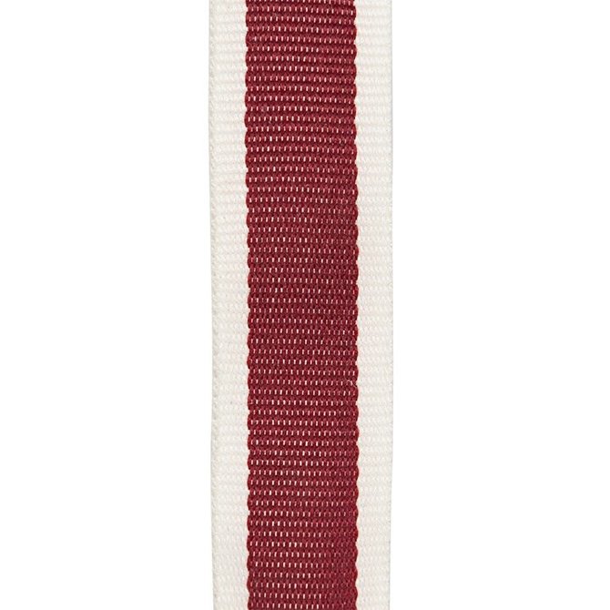 Sophie Allport Ribbon On Spool Claret Red Stripe