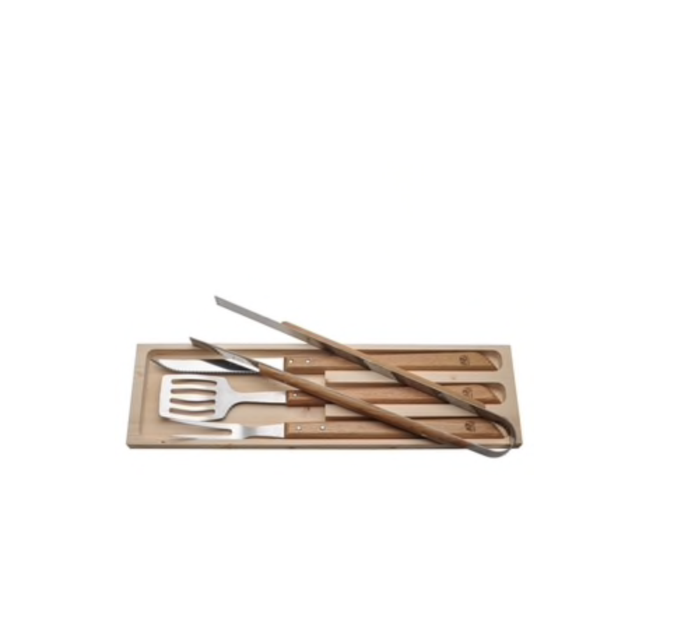 The French Farm carving set ivory