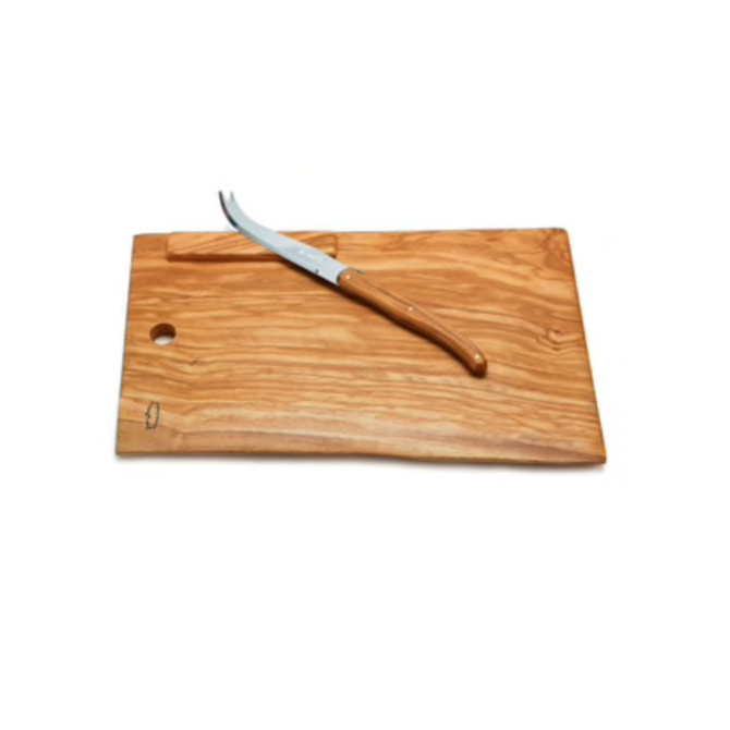 The French Farm Cheese Board & Knife Olivewood
