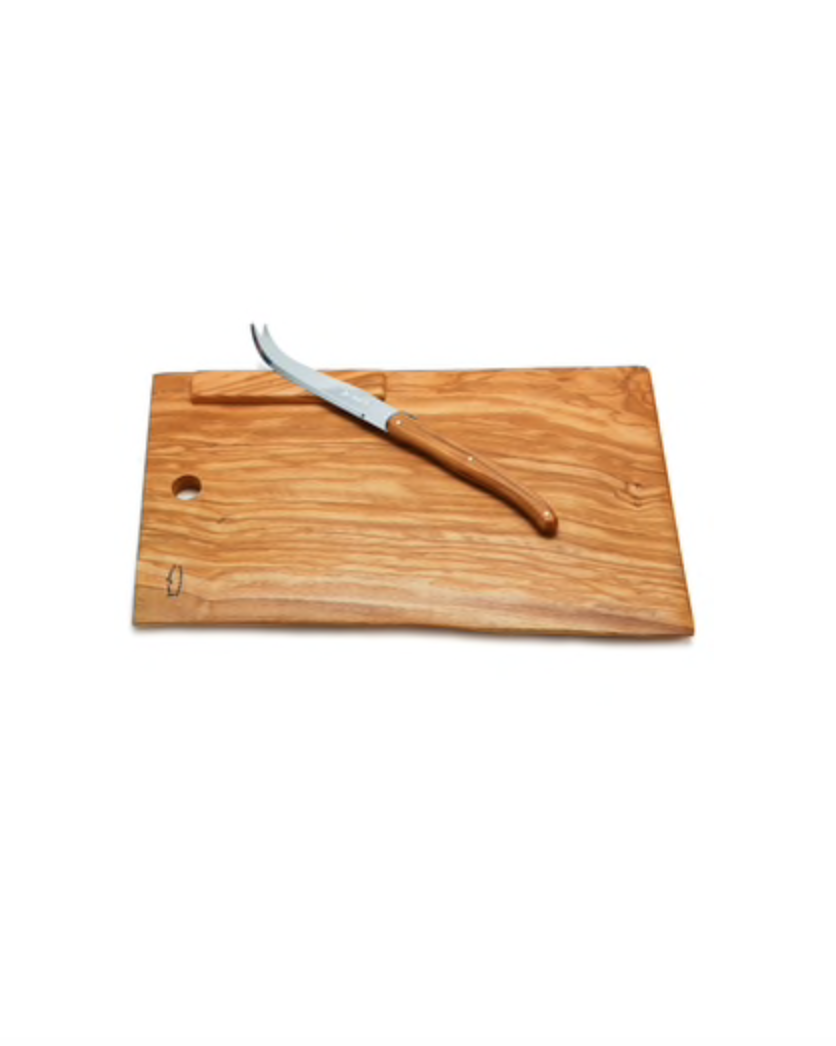 The French Farm Cheese Board & Knife Olivewood